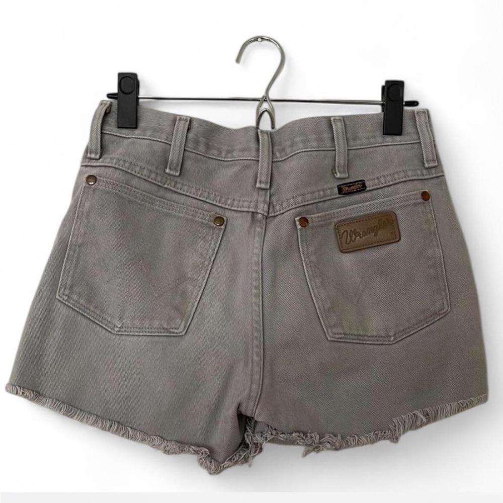 Vintage Wrangler Grey Denim Cutoff Shorts